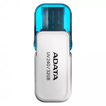 USB-flashstation ADATA UV240 32 GB USB Type-A 2.0, wit, kapvormfactor