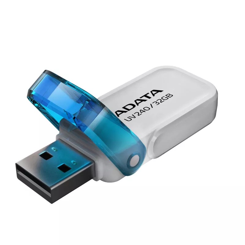 USB-flashstation ADATA UV240 32 GB USB Type-A 2.0, wit, kapvormfactor