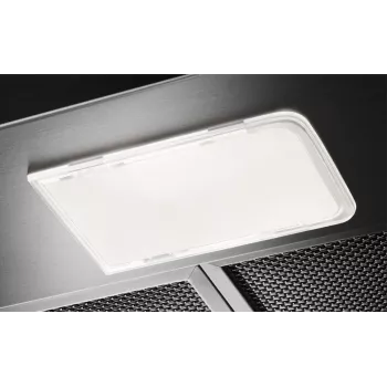 Wandafzuigkap Electrolux LFC319X, roestvrij staal, 898×(69–102)×450 mm, 420 m³/h, 3 standen, metaalfilter