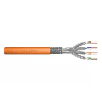 DIGITUS installatiekabel - Cat 7 - S/FTP - AWG 23/1 - simplex - 100 m - oranje