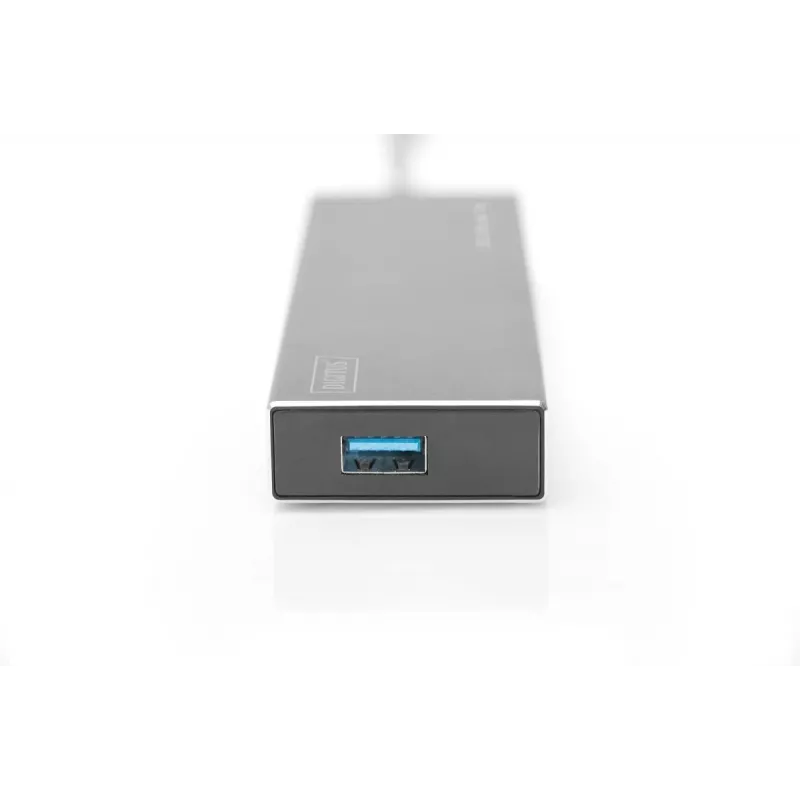 DIGITUS USB 3.0-hub, 7-poorts incl. 5V/3,5A voeding, aluminium behuizing