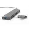 DIGITUS USB 3.0-hub, 7-poorts incl. 5V/3,5A voeding, aluminium behuizing