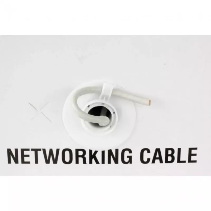 Techly ITP9-FLU-0305 netwerkkabel grijs 305 m Cat6 U/UTP (UTP)