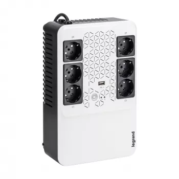Legrand Keor ASI MULTIPLUG 800 FR UPS (uninterruptible power supply) line-interactive 0,8 kVA 480 W 6 AC-stopcontacten