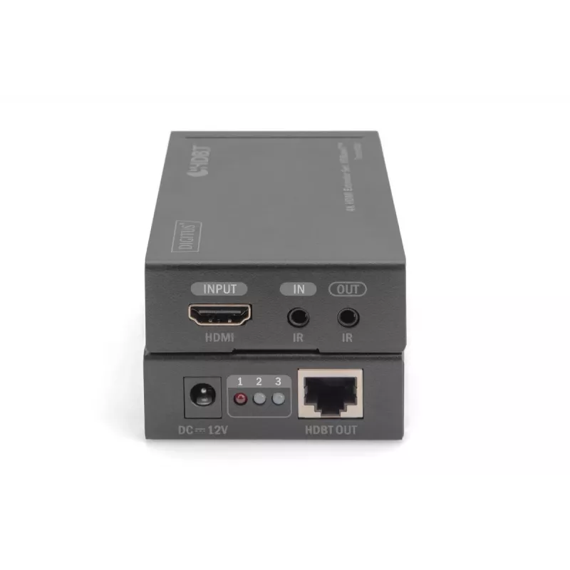 DIGITUS 4K HDMI Extender Set, HDBaseT 70 m over netwerkkabel (Cat 5E, 6, 7) UHD 4K2K/30 Hz