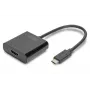 DIGITUS USB-C-naar-HDMI-adapter, 4K, 0,15 m, zwart