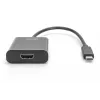 DIGITUS USB-C-naar-HDMI-adapter, 4K, 0,15 m, zwart