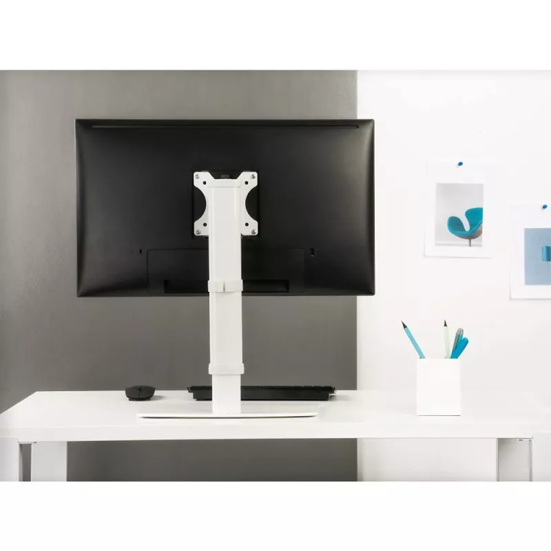 Techly ICA-LCD 260 monitorbeugel / standaard 68,6 cm (27 inch) bureau wit