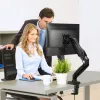 Techly ICA-LCD 514 monitorbeugel / voet 68,6 cm (27 inch) tafel zwart