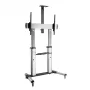 Techly ICA-TR24 mobiele tv-standaard, 60-100 inch, 100 kg, met planken