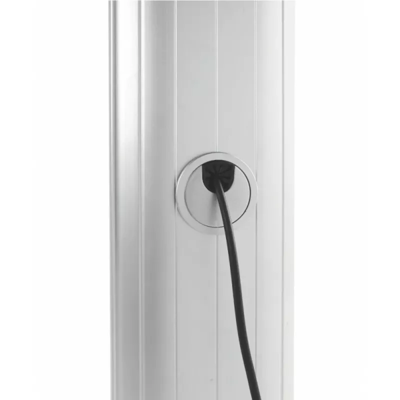 Techly ICA-TR24 mobiele tv-standaard, 60-100 inch, 100 kg, met planken