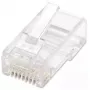 Intellinet RJ45 modulaire stekker, Cat5e, UTP, 3-tandig, voor massieve draad, 15 µ vergulde contacten, 100-pack