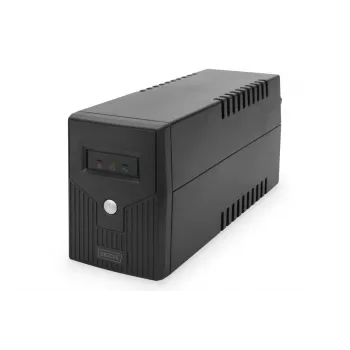 DIGITUS line-interactieve UPS 600 VA/360W 12V/7Ah x1 2x CEE7/7 AVR LED DP