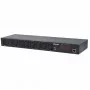 Intellinet 19 inch intelligente 8-poorts PDU, 19 inch rack-montabele C13 intelligente stroomverdeleenheid; bewaakt vermogen, temperatuur en luchtvochtigheid