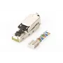DIGITUS CAT6a veldconfectoneerbare stekker - STP, stofkap, knikbescherming