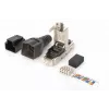 DIGITUS CAT6a veldconfectoneerbare stekker - STP, stofkap, knikbescherming