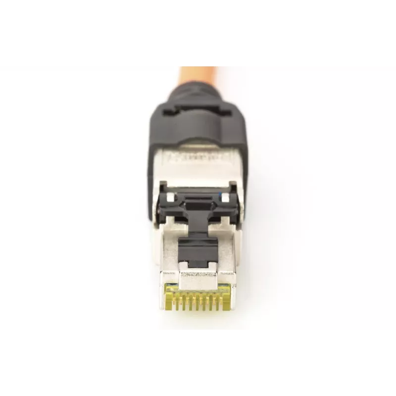 DIGITUS CAT6a veldconfectoneerbare stekker - STP, stofkap, knikbescherming
