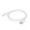 GEMBIRD USB-naar-8-pin laad- en datakabel, 1 m – wit