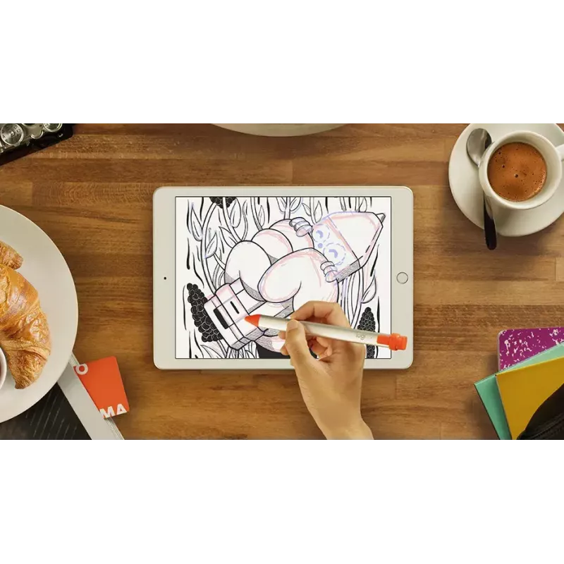 LOGITECH Crayon Digitale stylus voor iPad oranje