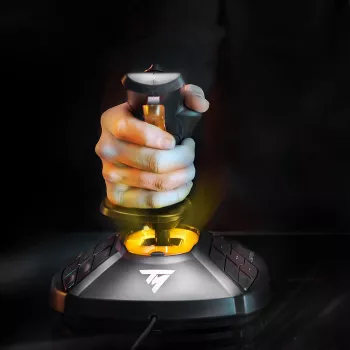 Thrustmaster T-16000M FC S zwart, oranje USB joystick analoog / digitaal pc