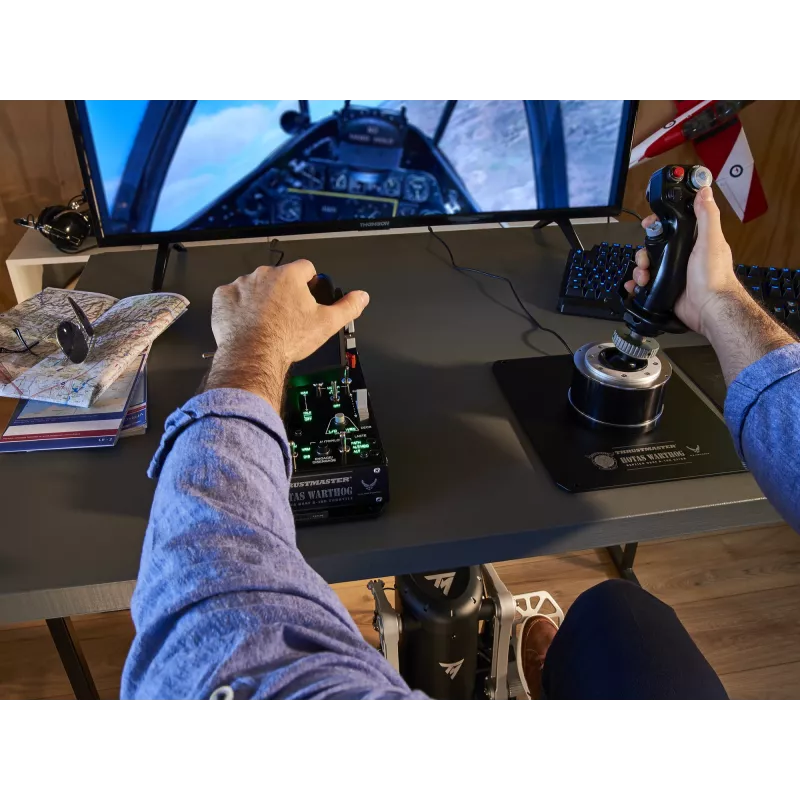 Thrustmaster TPR Rudder zwart, zilver USB flight sim analoog pc