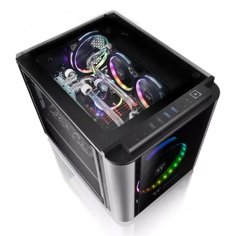 Pc-behuizing Thermaltake Level 20 VT Micro Tower zwart