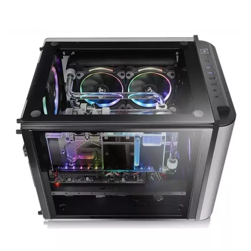 Pc-behuizing Thermaltake Level 20 VT Micro Tower zwart