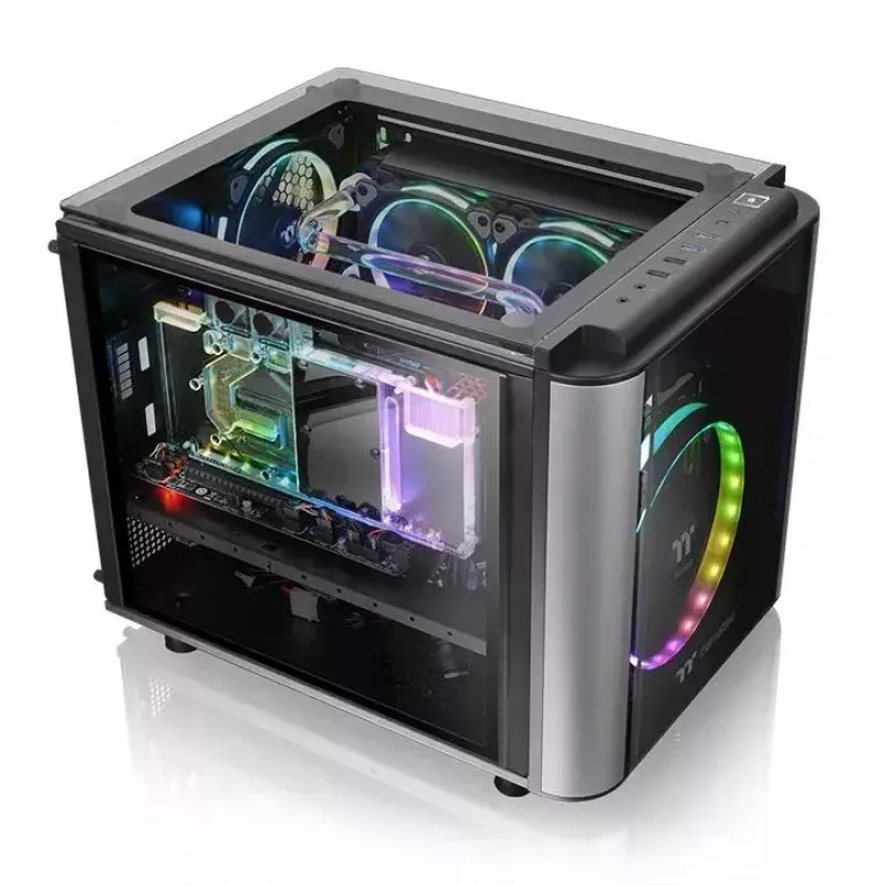 Pc-behuizing Thermaltake Level 20 VT Micro Tower zwart