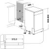 Whirlpool WSFO 3O23 PF vrijstaand 10 couverts