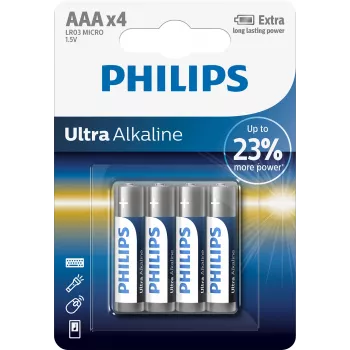 Wegwerpbatterij Philips LR03E4B/10