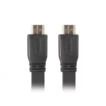 LANBERG HDMI-kabel - M/m v2.0 4k plat - 5m zwart