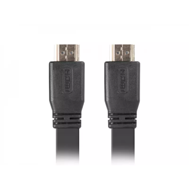 LANBERG HDMI-kabel - M/m v2.0 4k plat - 5m zwart