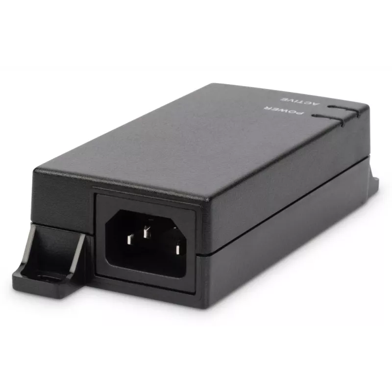DIGITUS Gigabit PoE-injector, 802.3af 10/100/1000Mbps, power pins: 4/5(+), 7/8(-), output max. 48V, 15.4W