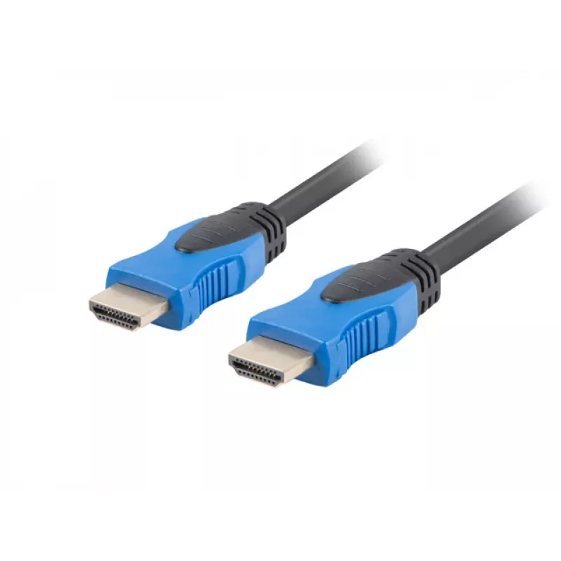 LANBERG HDMI-kabel - stekker/stekker V2.0 4K Cu zwart 1,8m