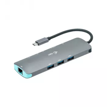 Dockingstation i-tec Metal USB-C Nano Docking Station 4K HDMI LAN Power Delivery 100 W