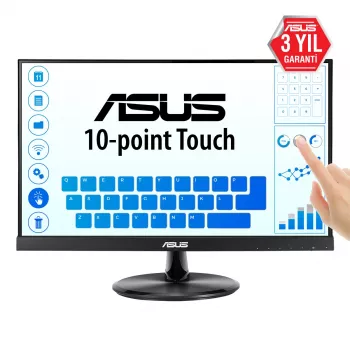 ASUS VT229H computermonitor 54,6 cm (21,5 inch) 1920 x 1080 pixel Full HD LED touchscreen zwart