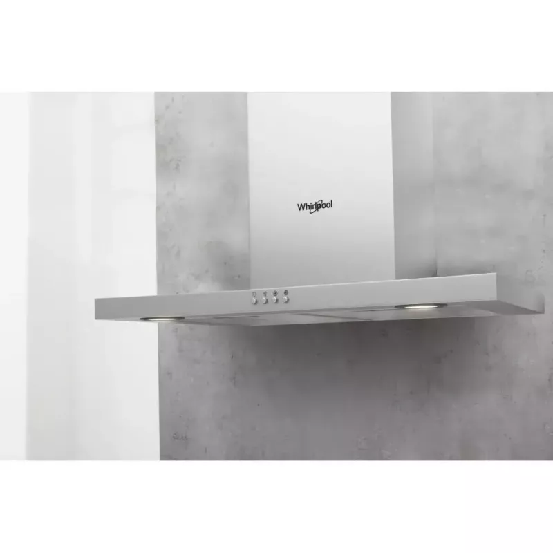 Wandafzuigkap Whirlpool AKR 558/3 IX, aluminiumfilter, geluidsniveau: 65 dB