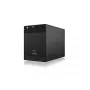 ICY BOX IB-3740-C31 HDD/SSD-behuizing zwart 2,5/3,5 inch