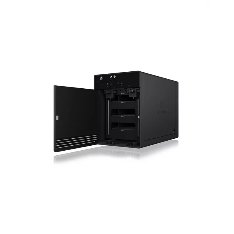ICY BOX IB-3740-C31 HDD/SSD-behuizing zwart 2,5/3,5 inch