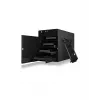 ICY BOX IB-3740-C31 HDD/SSD-behuizing zwart 2,5/3,5 inch