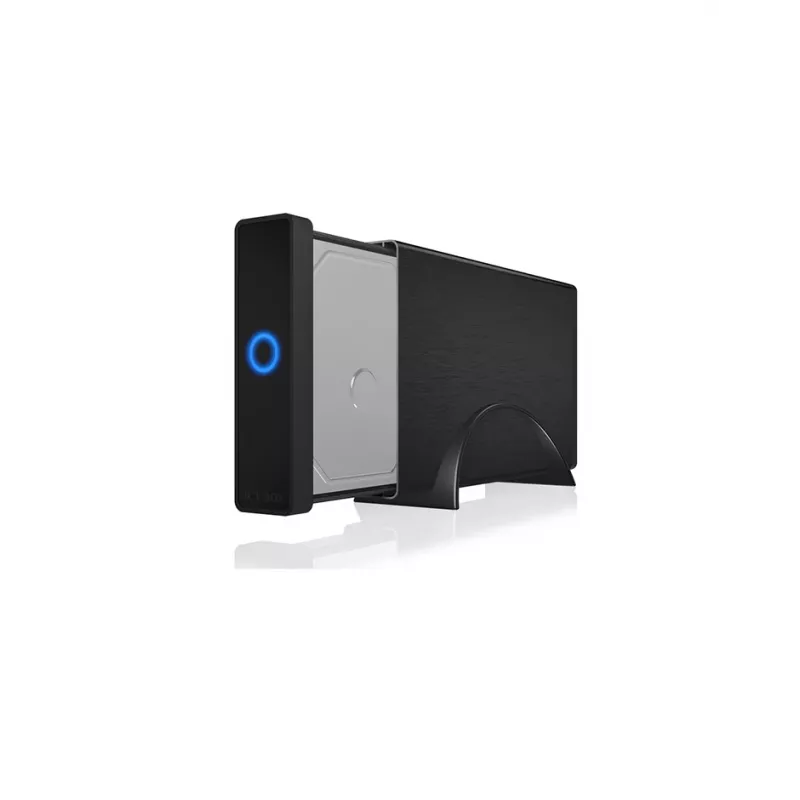 ICY BOX IB-377-C31 HDD/SSD-behuizing zwart 3,5 inch