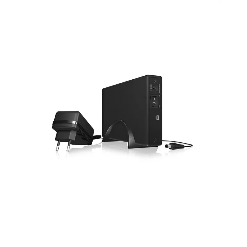 ICY BOX IB-377-C31 HDD/SSD-behuizing zwart 3,5 inch
