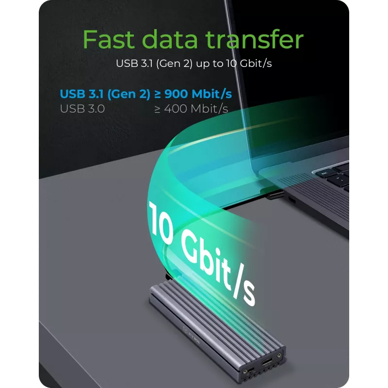 ICY BOX IB-1817M-C31 SSD-behuizing grijs M.2