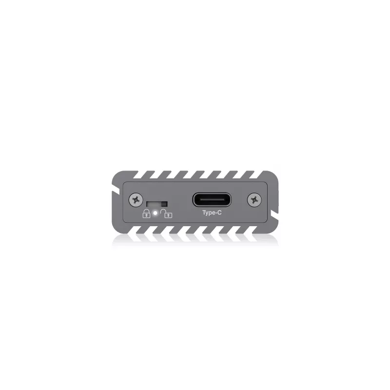 ICY BOX IB-1817M-C31 SSD-behuizing grijs M.2
