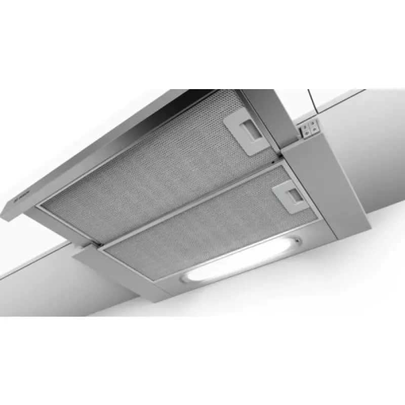Bosch Serie 4 DFT63AC50 afzuigkap semi-inbouw (uitschuifbaar) zilver 360 m³/h