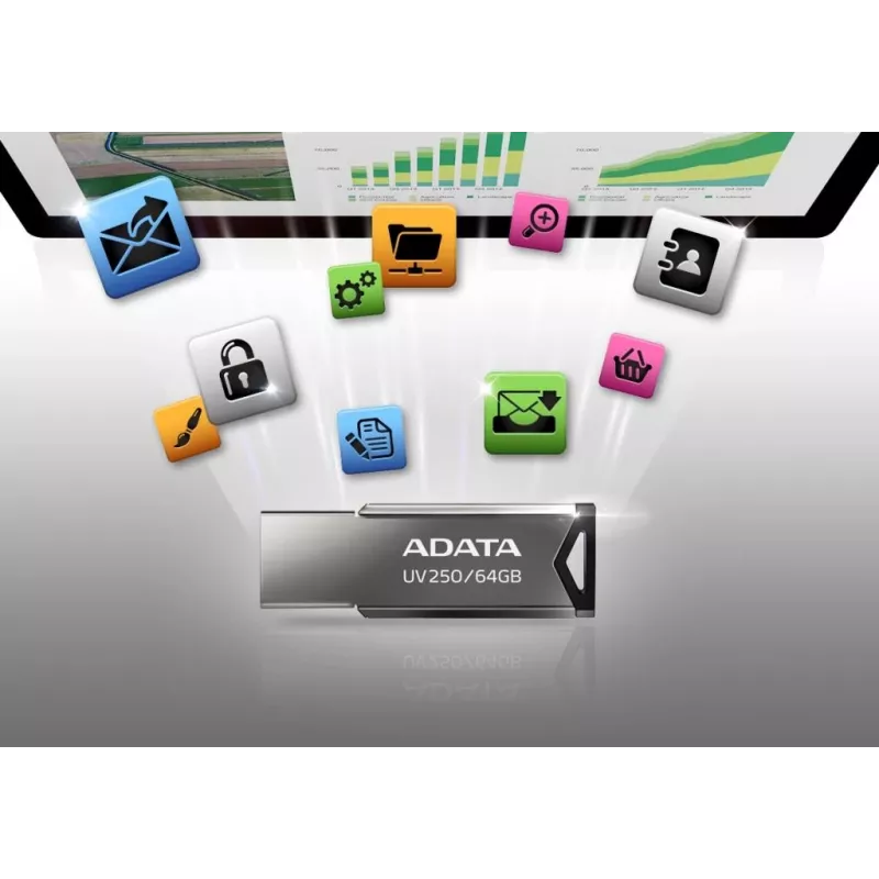 ADATA UV250 USB-stick 32 GB USB Type-A 2.0 zilver