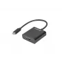 USB-grafische adapter LANBERG AD-UC-HD-01, zwart, stekker/bus