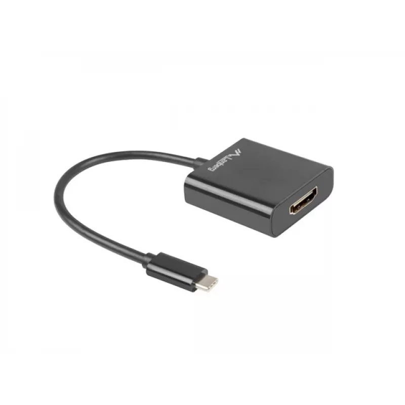USB-grafische adapter LANBERG AD-UC-HD-01, zwart, stekker/bus
