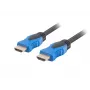 LANBERG HDMI-kabel - stekker/stekker V2.0 4K Cu - 7,5 m zwart