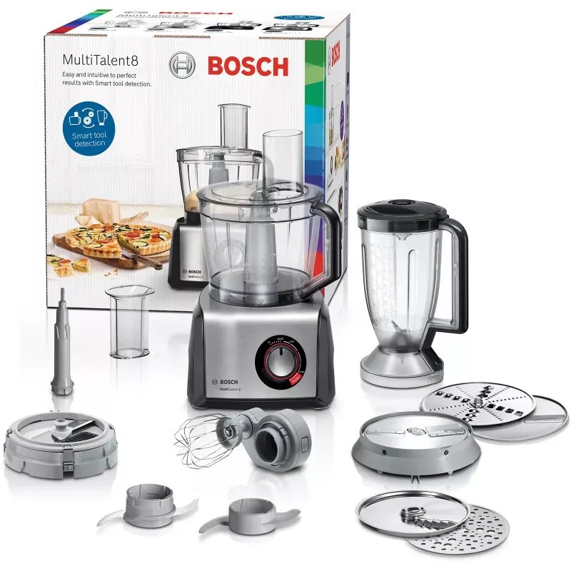 Bosch MC812M865 keukenmachine 1250 W 3,9 L zwart, RVS